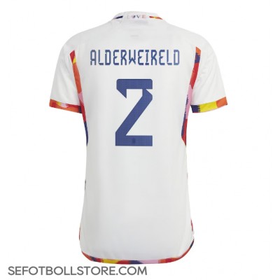 Belgien Toby Alderweireld #2 Replika Bortatröja VM 2022 Kortärmad